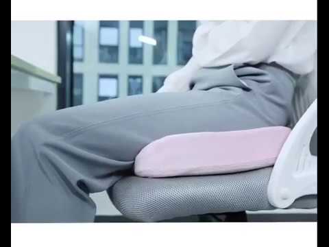 Everlasting Comfort Memory Foam Seat Cushion (Pink/ Blue)